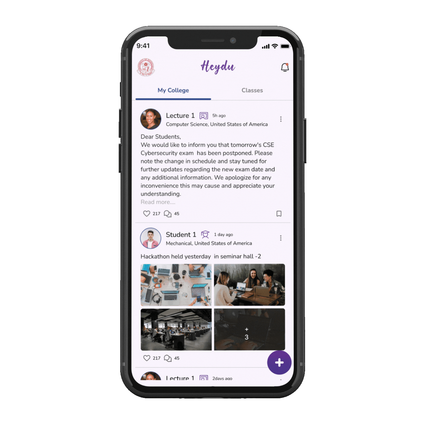 Regular College Updates